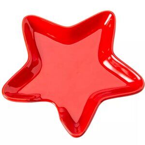 Martha Stewart Collection Figural Star Spoon Rest Red